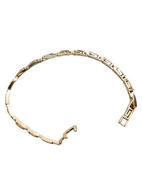 Pretty Bird Jewelry Gold Plated Greek Key Bracelet